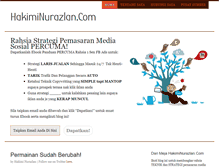 Tablet Screenshot of hakiminurazlan.com